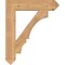 Ekena Millwork Balboa Arts & Crafts Smooth Bracket, Western Red Cedar, 5 1/2"W x 30"D x 36"H BKT06X30X36BOA03SWR - alternate 3